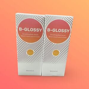 Maelys B-GLOSSY Smoothing Body Serum 3.4oz Anti-Aging Firming Skincare Lot of 2